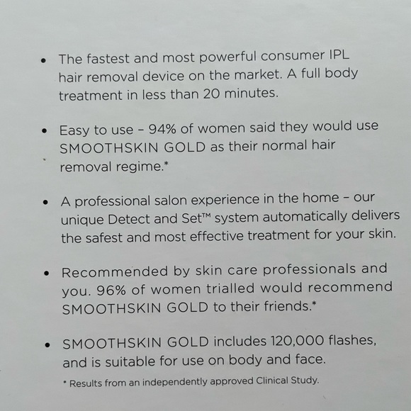 SmoothSkin Gold IPL Hair Removal - Picture 2 of 15
